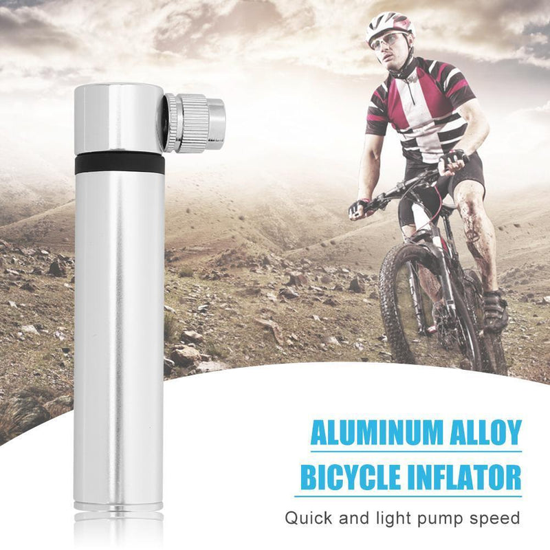 Aluminum Alloy Mini Bike Pump Hand Air Pump MTB AV/FV Ball Tire Inflator Newly