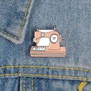 Cartoon Sewing Machine Brooch Jacket Clothes Backpack Enamel Badges Lapel Pins