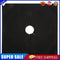 6pcs Reusable Gas Stove Protector Gas Hob Liners Burner Clean Mat (Black)