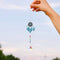 2pcs Crystal Wind Chimes Diamond Hanging Light Catcher Home Decor (ZH006)