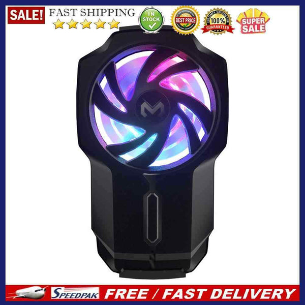 FL05 Mobile Phone Cooling Fan Radiator Cell Phone Heat Sink with Colorful Light
