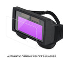 Car Darkening Welding Goggles Automatic Light Change Filter Lens Welder Glasses