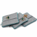 Bag Portable Velvet Packing Bag Storage Pouch Zipper Jewelry Bag Coin Purse