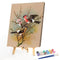 Oil Paint By Numbers DIY Bird and Flower Digital Painting Wall Art Handicra