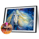 5D Rhinestone Pictures DIY Flowing Horse Full Round Drill Diamond Painting Kit