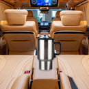 12V Portable 450ml Auto Car Heating Cup Stainless Steel Heater Kettle Mug Newly