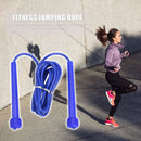 Skipping Rope PVC Adjustable Jump Rope Training Exercise Equipment (Blue) Newly
