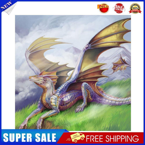 5D Diamond Painting Kits Dragon Full Round Drill DIY Wall Decor Art Crafts