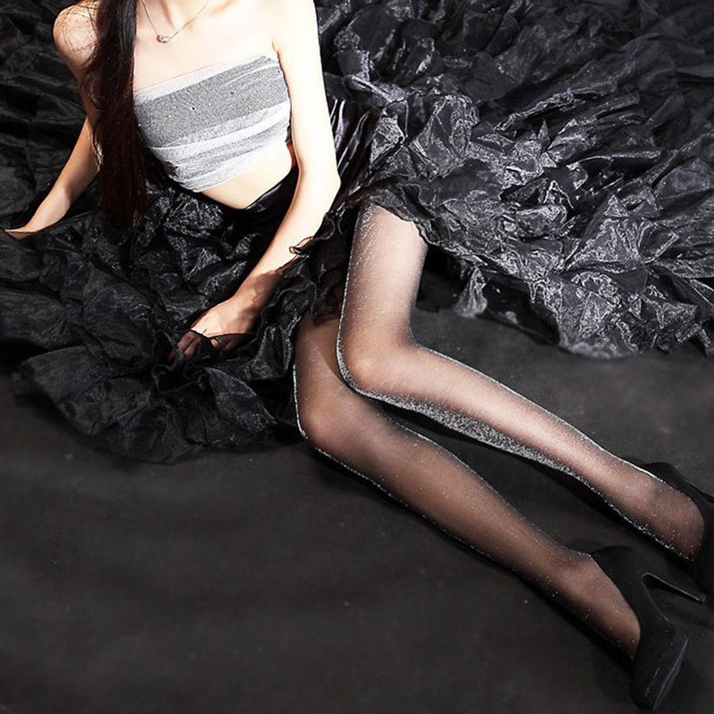Beauty Charming Summer Women Glitter Stockings Tights Glossy Shinning Effect