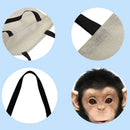 Monkey Printed Shoulder Shopping Bag Casual Large Tote Handbag (40*40cm)