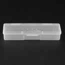 Plastic Nail Art Accessories Storage Box Translucent Decor Organizer Case