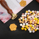 600-700pcs Fire Painting Sealing Wax Pills Wax Seal Beads for Stamp Envelope
