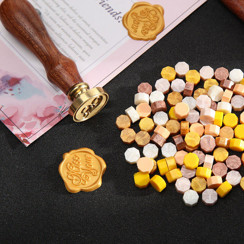 600-700pcs Fire Painting Sealing Wax Pills Wax Seal Beads for Stamp Envelope