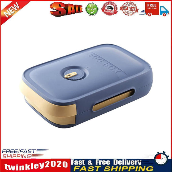 Drawer Type Egg Storage Box Home Refrigerator Fresh Keeping Holder (Blue) Newly