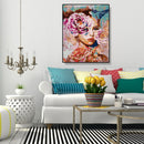 Painting By Numbers DIY Beauty Women Canvas Oil Art Picture Kit Home Wall Decor