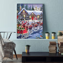 Diamond Painting Elk carriage Full Round Rhinestone Wall