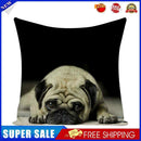 Sweat-Absorbent Cute Puppy Printing Pillow Cover Home Bed Decoration Art Craft