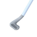 Long-Handled Toilet Brush Golf Brush Head Cleaning Tool Accessories (Blue) Newly