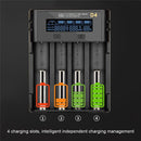 Fast Charging Dock Adapter 4 Slot For 3.7V Rechargeable Li-Ion Batteries 18650
