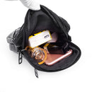 Women Multi-layer Shoulder Bag Soft PU Crossbody Bag Zipper Small Phone Pouch