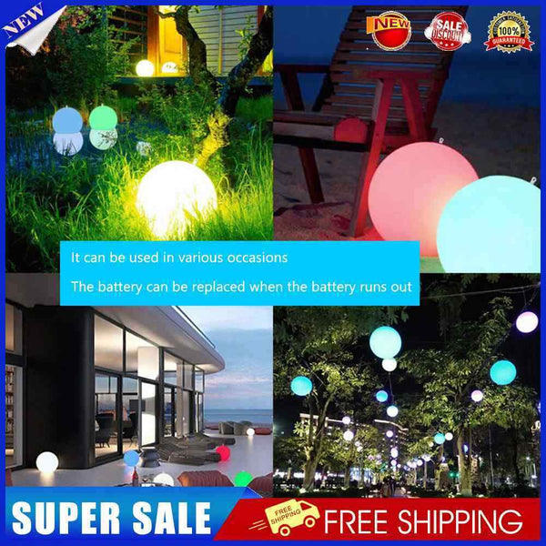 #A 30cm Ball Light Glow Luminous Ball Luminous Remote Control for Children Prese