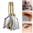 #A Stainless Steel Manual Nose Trimmer for Men Nose Cleaner Razor Shaver Washabl