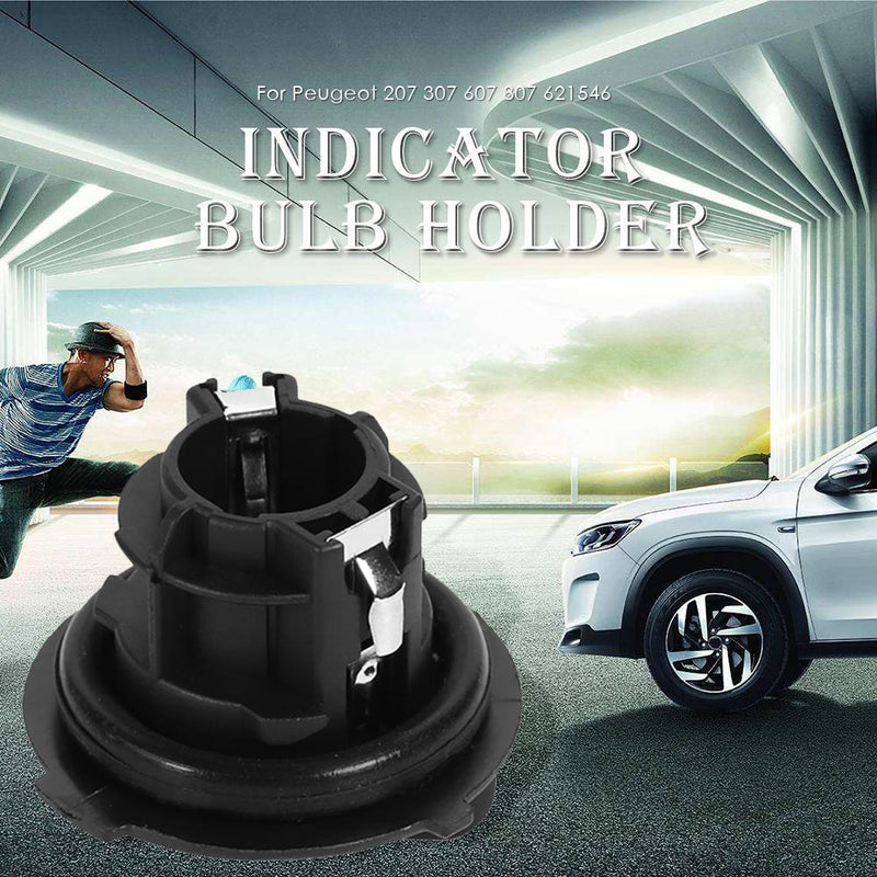 For Peugeot 207 307 607 807 Indicator Bulb Holder Turn Signal Lamp Socket 6