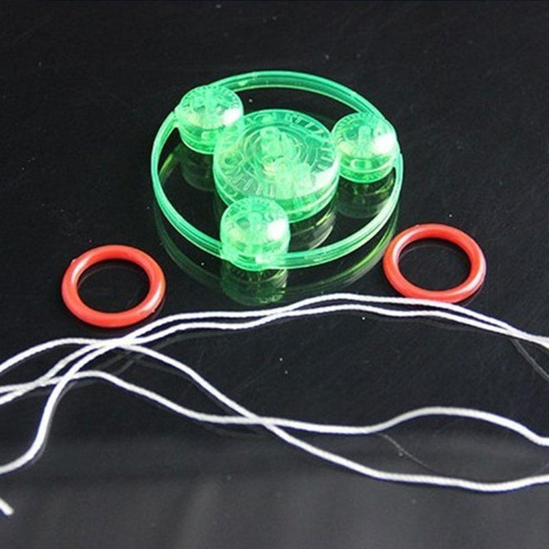 Colorful Glow Up Novelty Children's Toys Pull Line Pull Flywheel Flywheel n T5X9