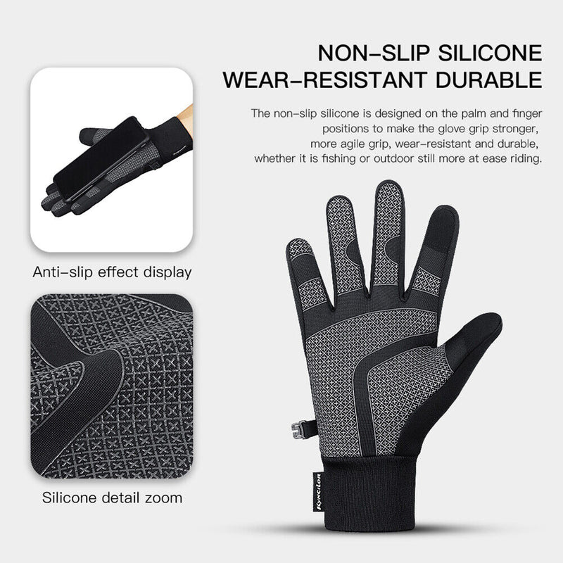 Winter Outdoor Sports Ski Running Cycling Glove Touch Screen Full Finger Gloves