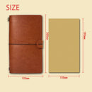 A6 To My Granddaughter Engraved Leather Journal Notebook Travel Diary Gift hot.