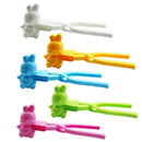 Bunny Shaped Snowball Maker Clip Plastic Snow Fight Toys Winter Play (Yellow)