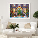 DIY Full Round Drill Diamond Painting 5D Christmas Festival Poster Kit