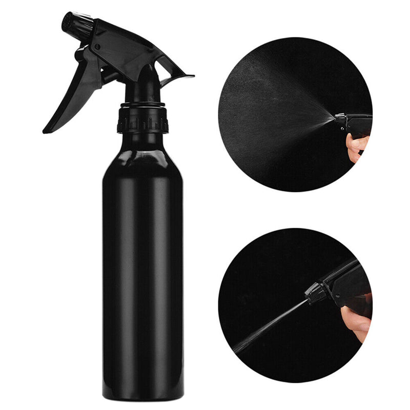 250mL Aluminum Professional Tattoo Bottle Permanent Makeup Sprayer (Black) Newly