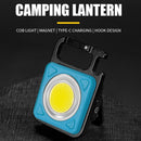 LED Keychain Flashlight 500 Lumen Outdoor Camping Working Light (Blue+Box)