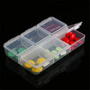 pcs Home Storage Case Braille Tablet Container Medicine Holder Pill Boxes 6-day
