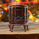Retro Night Light LED Fireplace Battery USB Powered Christmas Party Ornaments