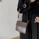 Women Zipper Solid Color Crossbody Bag Female PU Leather Small Designer Clutch