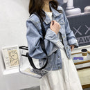 Fashion Female Summer PVC Transparent Handbag Clear Women Shoulder Bags Totes