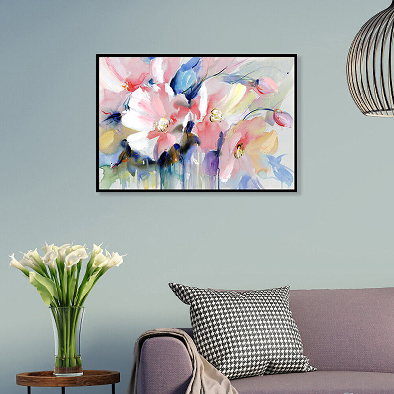 50x40cm Flower Cluster DIY Paint By Numbers Set Canvas Oil Painting No Frame