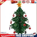 Mini Christmas Tree Decoration Wood Landscaping Craft Home Desktop Ornament