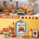 Fall Farmhouse Tiered Tray Decor Se Thanksgiving Day Christmas Table Home Bar{