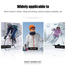 Winter Fleece Hat Windproof Warm Sport Cycling Running Ski Cap (Orange)