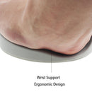 Mouse Pad Soft Silicone Wrist Rest Mouse Mat for Gaming Office PC (Grey) Newly