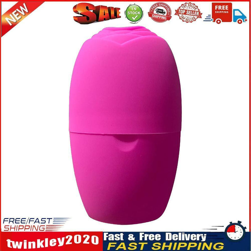 Silicone Ice Ball Face Massager Skin Care Lifting Contouring Tools (Rose) Newly