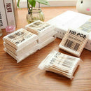 100 Pc Cotton Swab Applicator Q-tip Swabs 8cm Extra Cheap Wood F4F6 Long U8V5