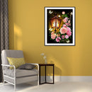 Flower LAMP Diamond Painting 5D DIY Full Round Drill Rhinestone Picture