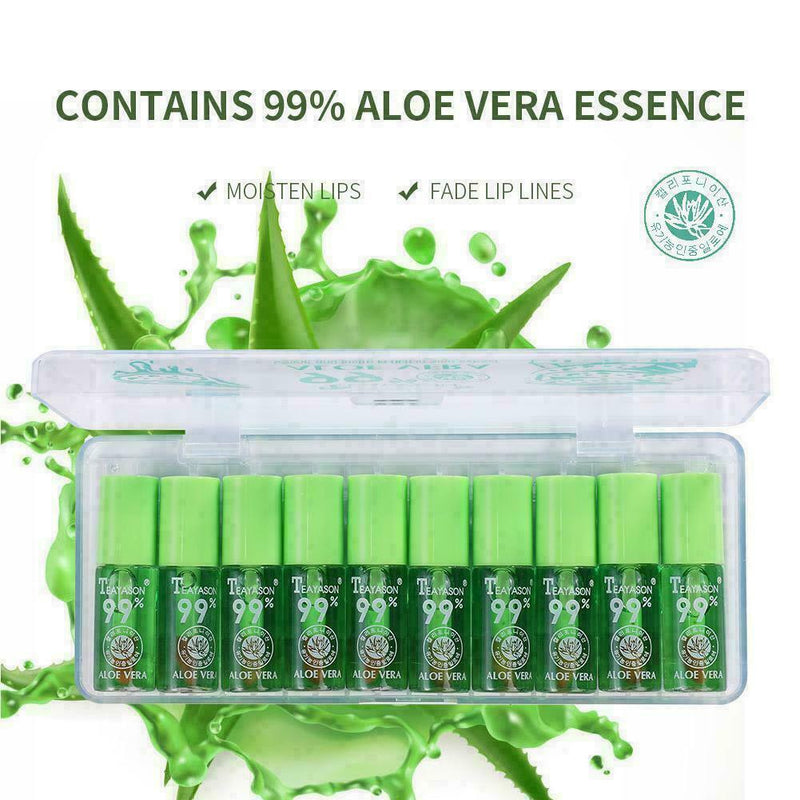 Aloe Vera Lip Gloss Moisturizer Transparent Color Liquid Up I2N4 Make Lips M0X6