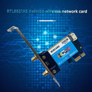 Dual Band Wireless PCIEX WiFi Bluetooth 4.0 Card 433Mbps 802.11a/ac for PC