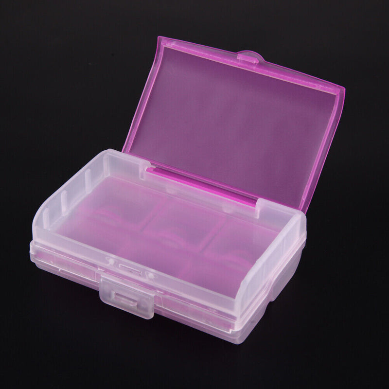Travel Tablet Pill Medicine Dual Layer 6 Compartments Dispenser Box(Pink)