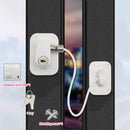 Infant Kid Security Window Limiter Baby Safety Furniture Door Lock (White) Newly